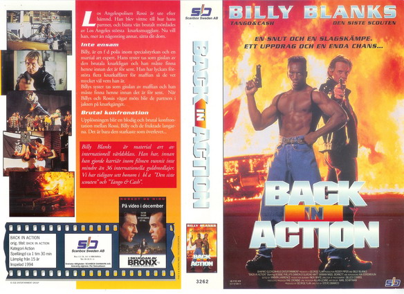 3262 BACK IN ACTION (VHS)
